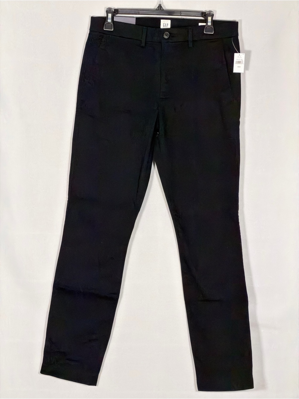 GAP GapFlex Essential Skinny Pants Men’s 30x30 Black Stretch chinos NWT